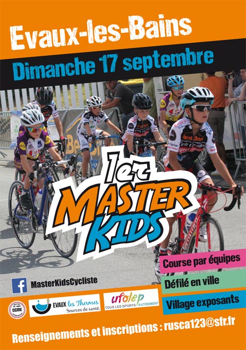 Affiche Master Kids 2017 Evaux-les-Bains