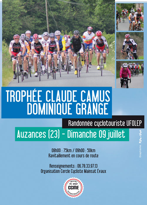 Affiche Trophée Claude Camus cyclo 2017