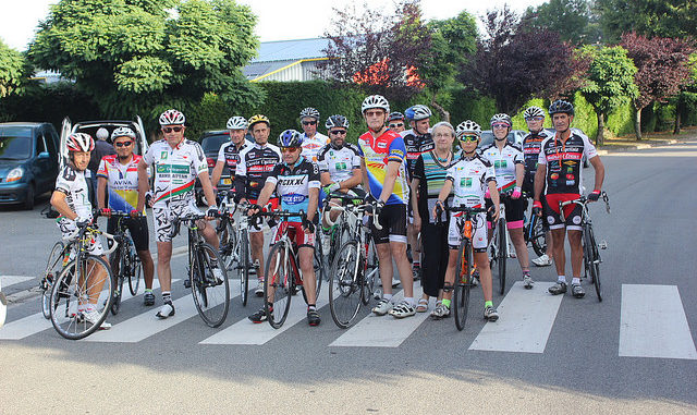 Trophée cyclo Claude Camus Dominique Grange Auzances 2017