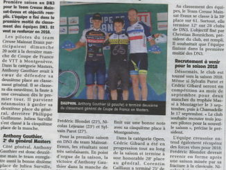 Le Team VTT Creuse Mainsat Evaux rayonne en DN3