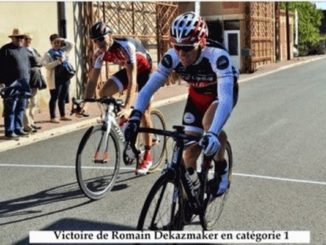 Romain Dekaezmaker vainqueur à Saint-Eloy-les-Mines UFOLEP 2018