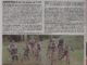 Article journal La Montagne 17 juin 2020 Cercle Cycliste Mainsat Evaux