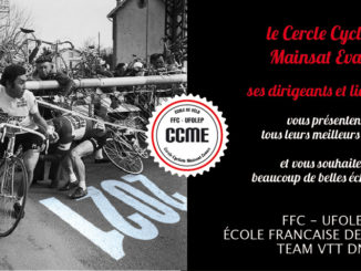 Voeux 2021 Cercle Cycliste Mainsat Evaux