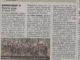 Article journal La Montagne 03 mars 2021 Cercle Cycliste Mainsat Evaux
