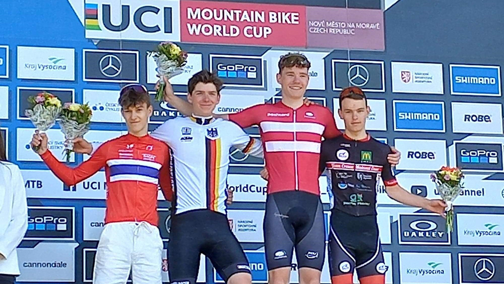 Coupe du monde de VTT à Nove Mesto Podium pour Nathan Cornillon Cercle Cycliste Mainsat Evaux Coupe du monde de VTT à Nove Mesto Podium pour Nathan Cornillon Cercle Cycliste Mainsat Evaux